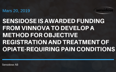 Sensidose is awarded funding from Vinnova (Sweden´s Innovation Agency) to develop a method for objective registration and treatment of opiate-requiring pain conditions