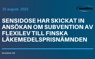 Sensidose har skickat in ansökan om subvention av Flexilev till finska Läkemedelsprisnämnden